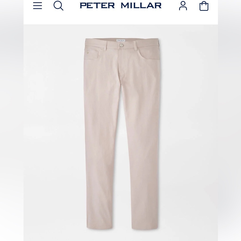 Peter Millar khaki performance pants - image 1